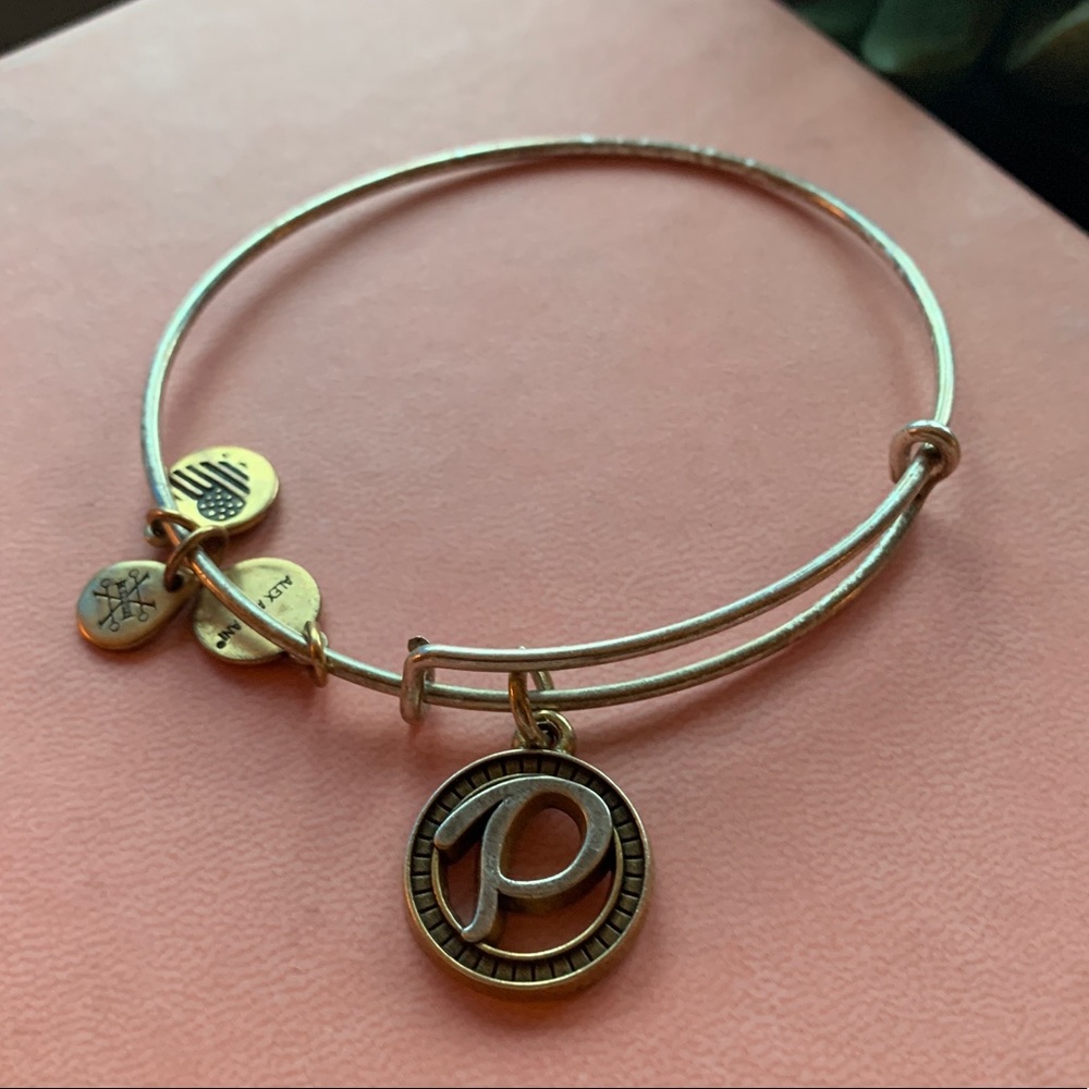 Alex and Ani Letter “P” Bracelet